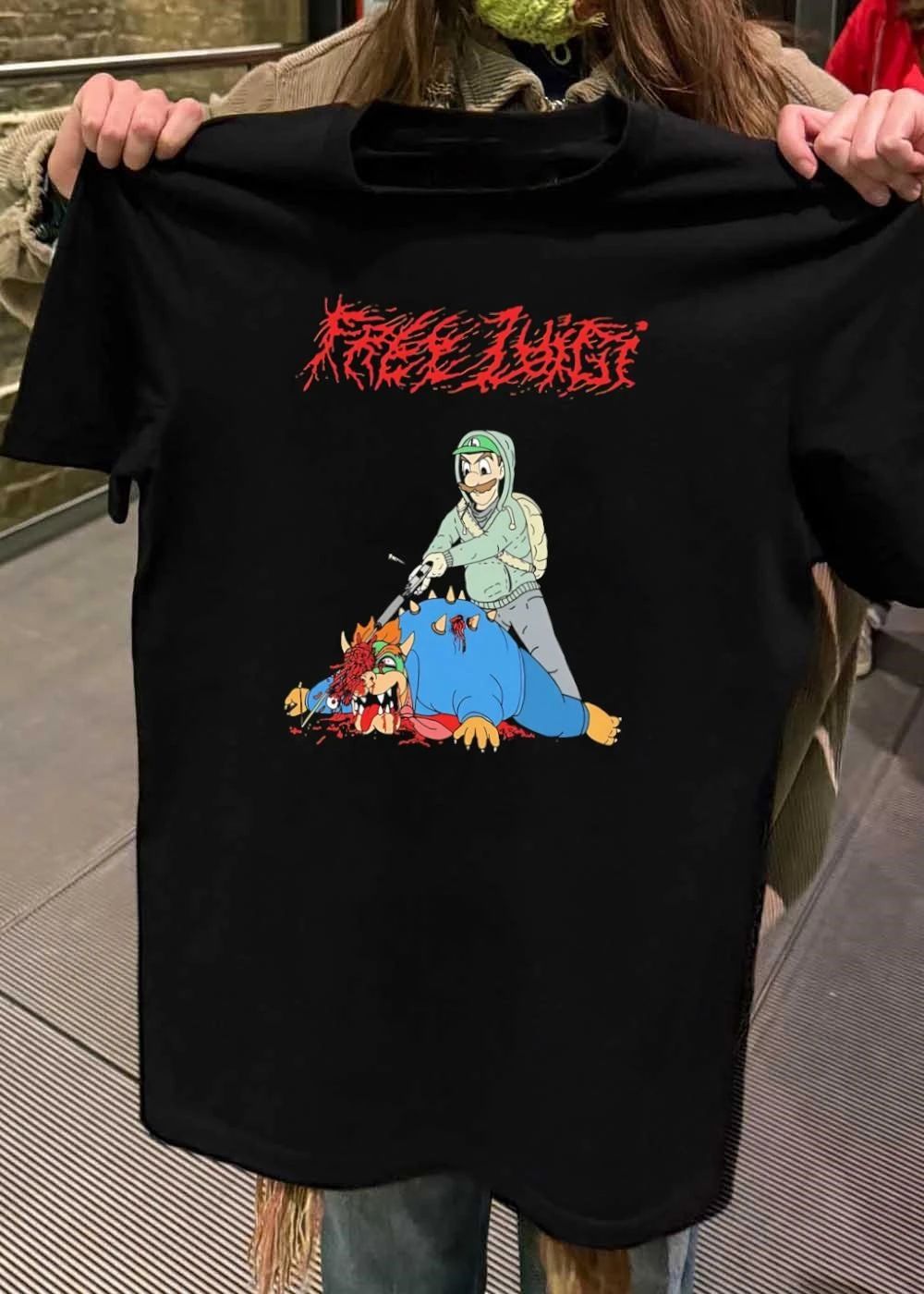 Free Luigi Bowser Gore - Adult & Kids T-Shirts, Sweatshirts & Hoodies apparel design preview 2
