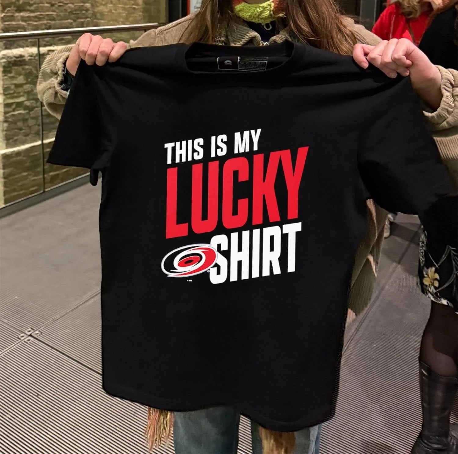 Carolina Hurricanes This Is My Lucky hockey 2026 - Adult & Kids T-Shirts, Sweatshirts & Hoodies apparel design preview 2