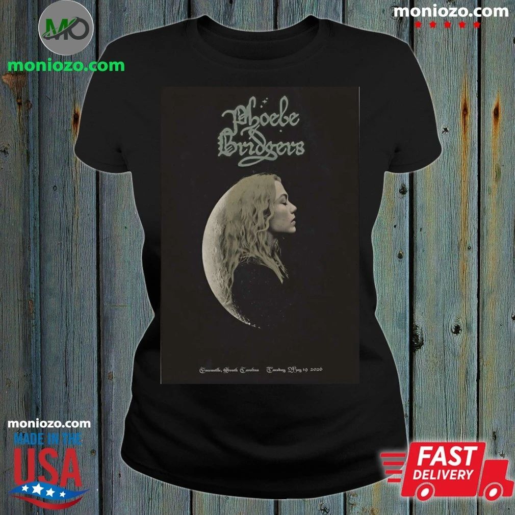 Original Phoebe Bridgers In Greenville SC On May 19 - Adult & Kids T-Shirts, Sweatshirts & Hoodies apparel design preview 1