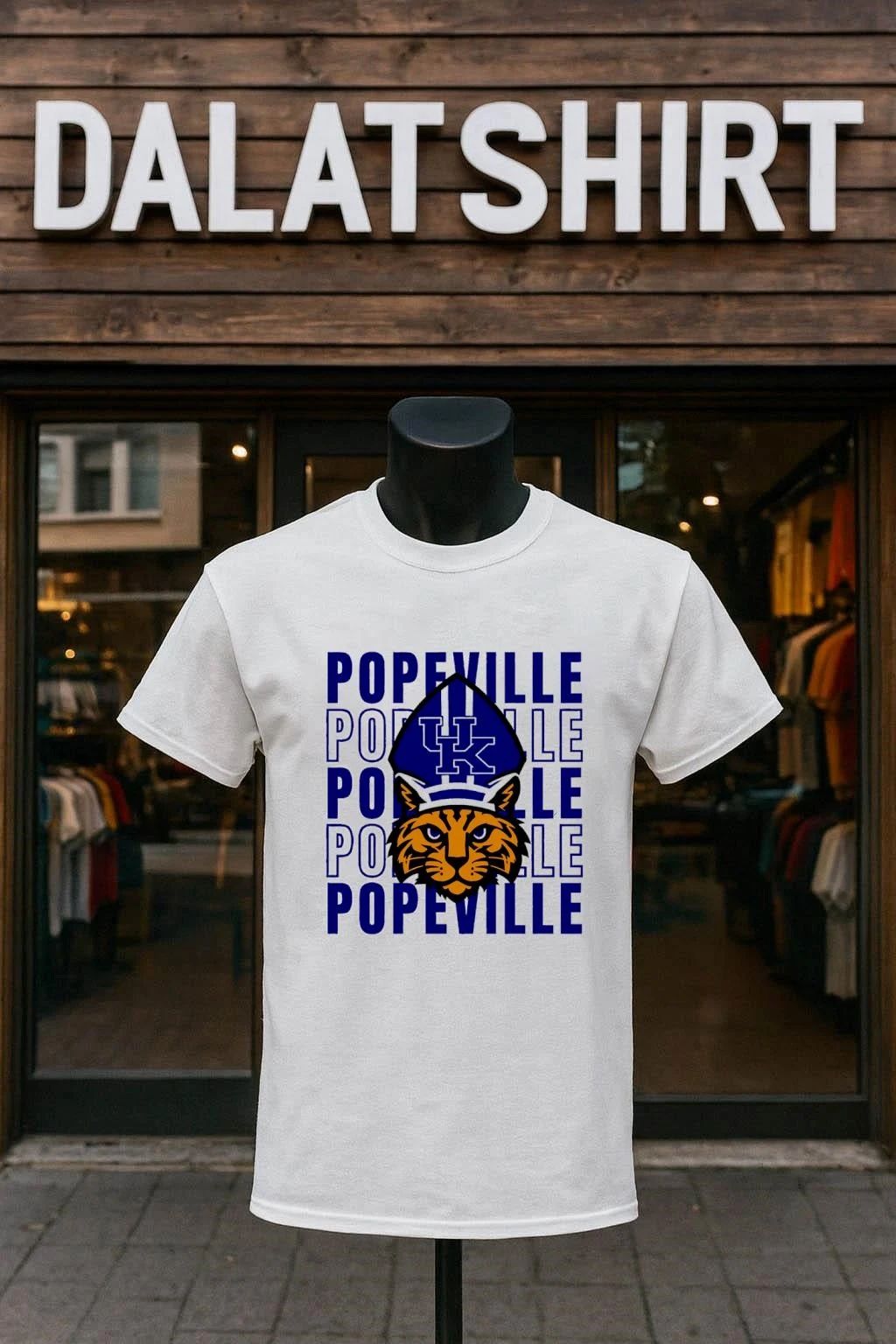 Kentucky Wildcats Popeville repeat - Adult & Kids T-Shirts, Sweatshirts & Hoodies apparel design preview 1