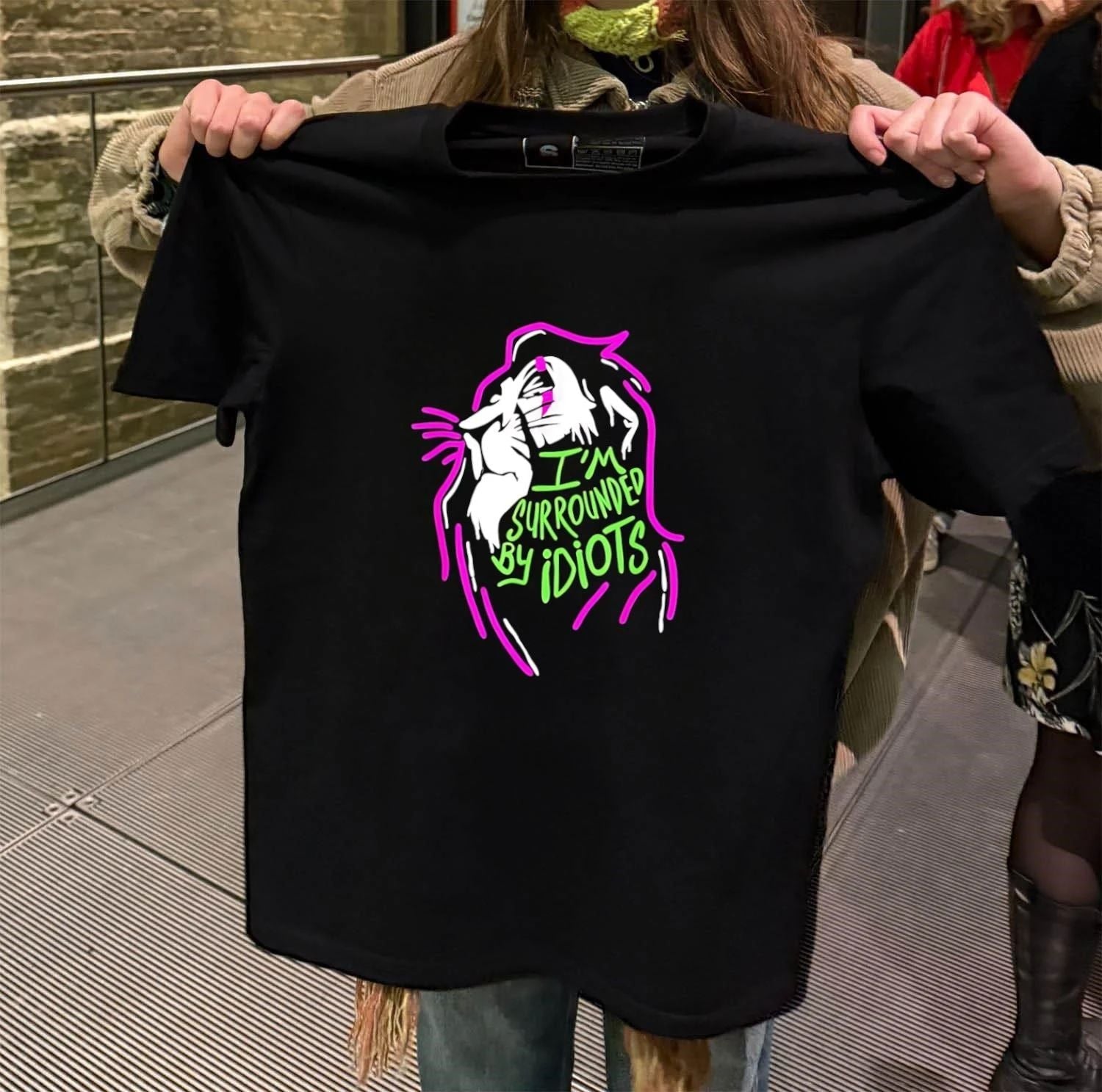 Scar i'm surrounded by idiots - Adult & Kids T-Shirts, Sweatshirts & Hoodies apparel design preview 2