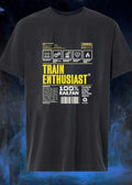 Train Enthusiast 100′ Railfan Shipping Label - Adult & Kids T-Shirts, Sweatshirts & Hoodies apparel design preview 1