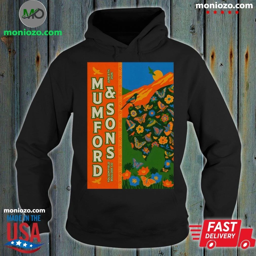 Original Mumford And Sons June 6 2026 Folsom Field in - Adult & Kids T-Shirts, Sweatshirts & Hoodies apparel design preview 2