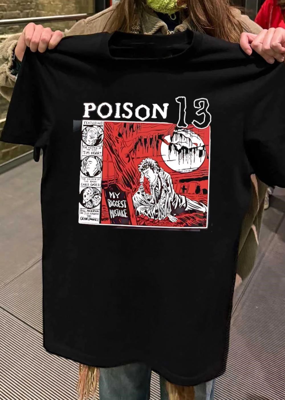 Poison 13 My Biggest Mistake Graveyard Comic Art - Adult & Kids T-Shirts, Sweatshirts & Hoodies apparel design preview 2