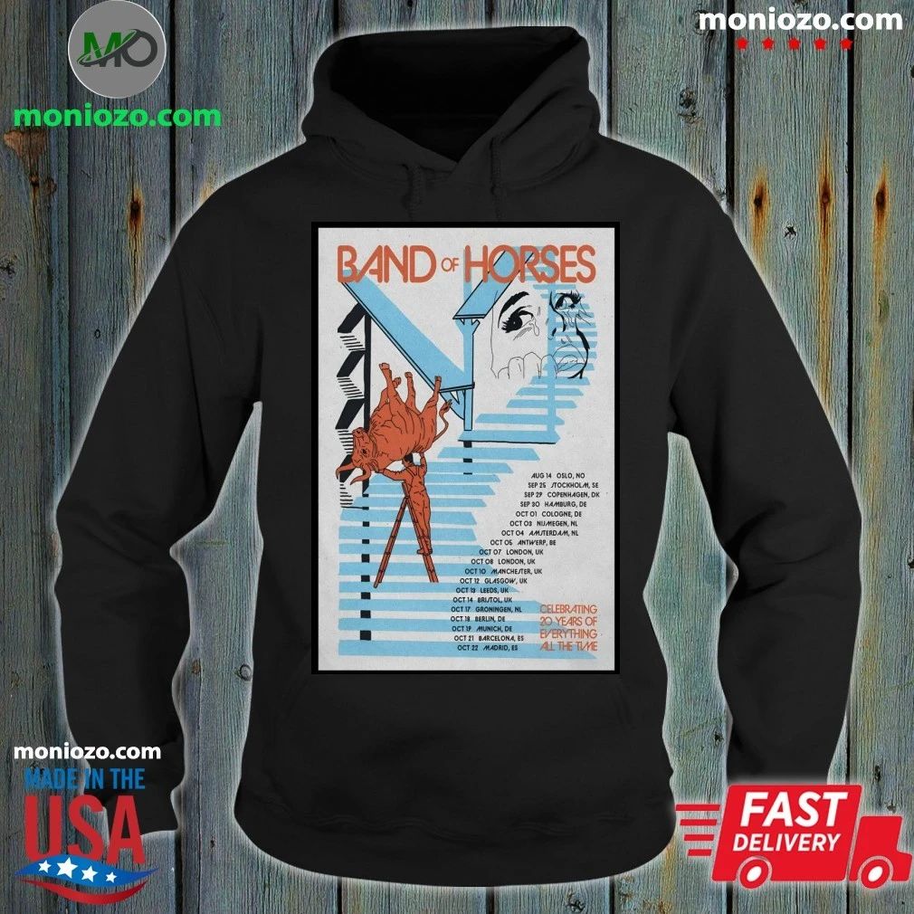 Band Of Horses Celebrating 20 Years Everything All - Adult & Kids T-Shirts, Sweatshirts & Hoodies apparel design preview 2