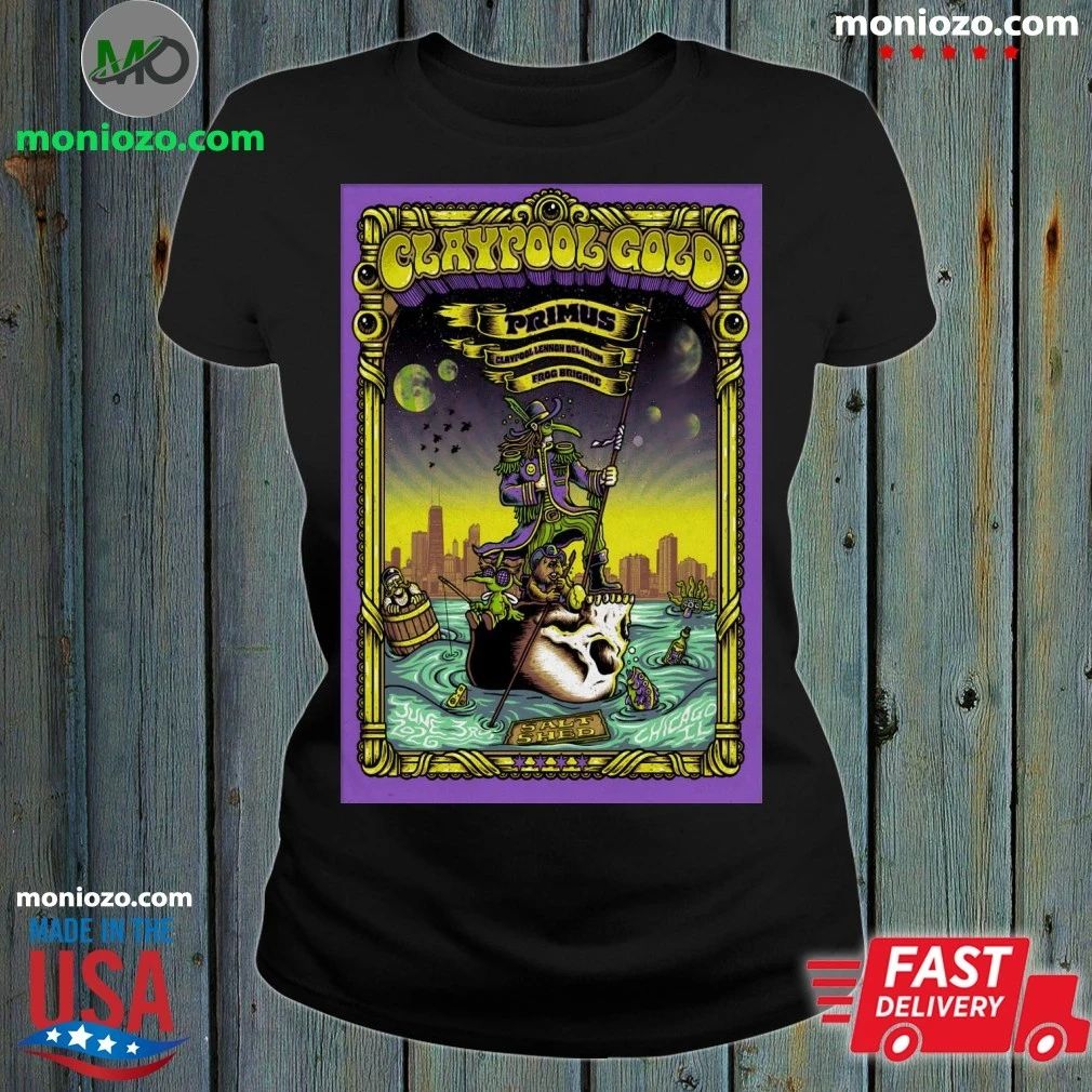 Primus Jun 3 2026 In Chicago IL Poster - Adult & Kids T-Shirts, Sweatshirts & Hoodies apparel design preview 1