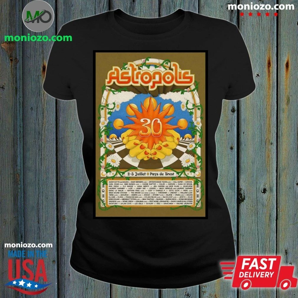 Original Astropolis Pays de Brest France 7 2-7 5 2026 - Adult & Kids T-Shirts, Sweatshirts & Hoodies apparel design preview 1