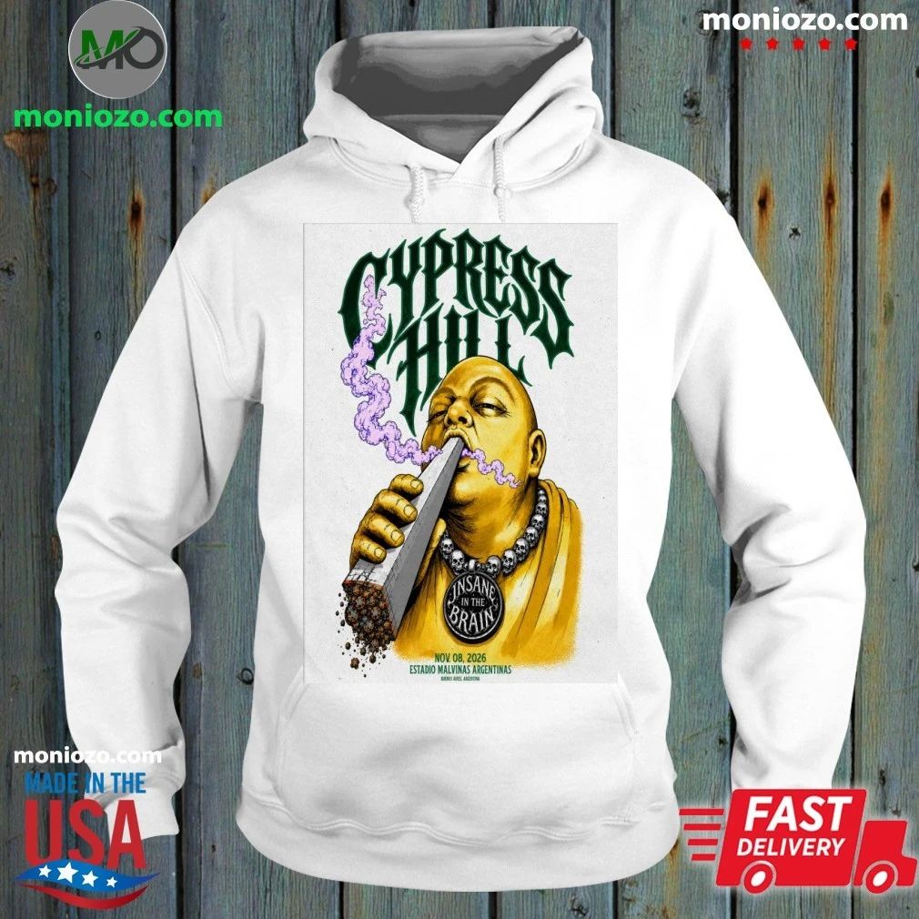 Original Cypress Hill Buenos Aires Argentina 11 8 - Adult & Kids T-Shirts, Sweatshirts & Hoodies apparel design preview 2
