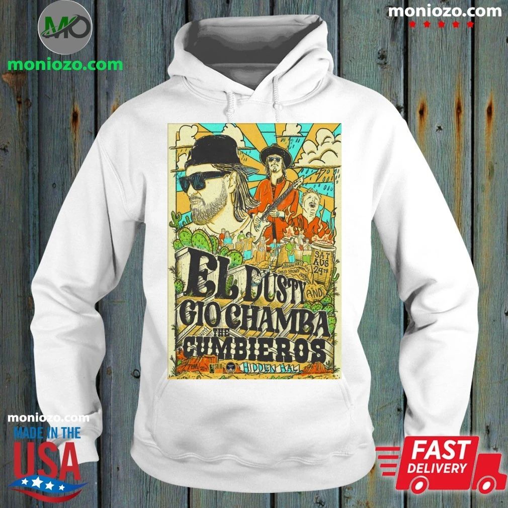 Original EL DUSTY And Gio Chamba In Seattle WA On Aug - Adult & Kids T-Shirts, Sweatshirts & Hoodies apparel design preview 2
