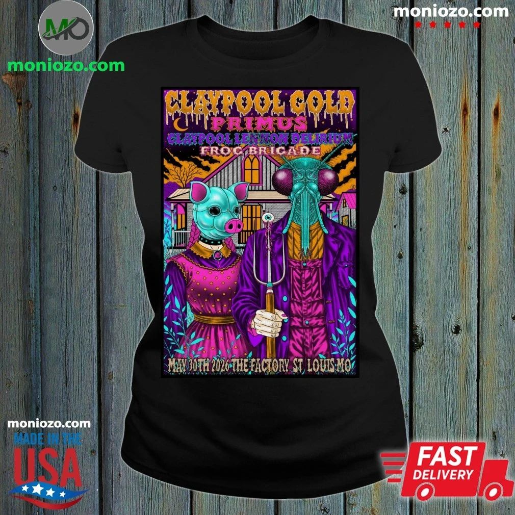 Primus Chesterfield Tour On May 30 2026 Poster - Adult & Kids T-Shirts, Sweatshirts & Hoodies apparel design preview 1