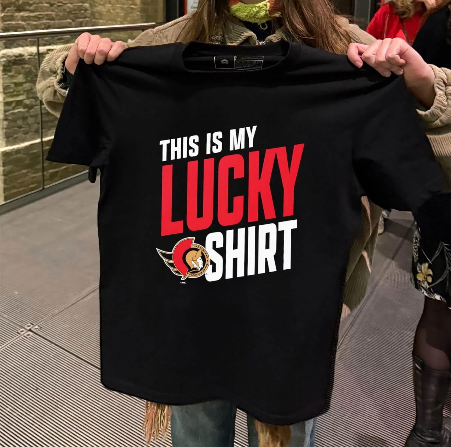 Ottawa Senators This Is My Lucky hockey 2026 - Adult & Kids T-Shirts, Sweatshirts & Hoodies apparel design preview 2