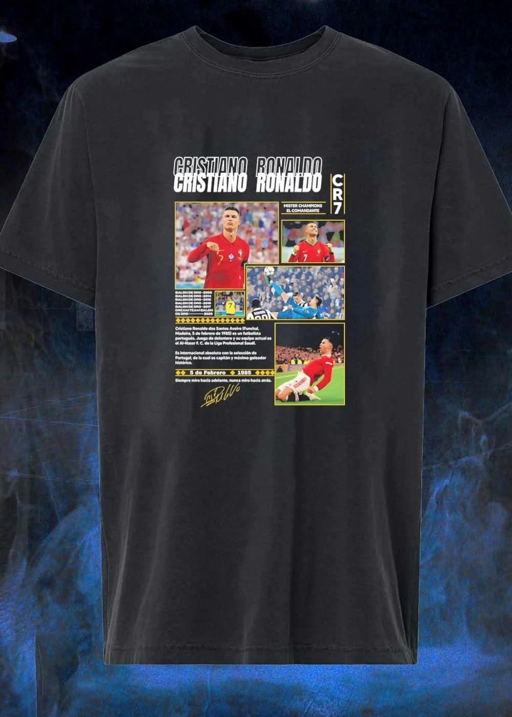 Cristiano Ronaldo Cr7 (1) - Adult & Kids T-Shirts, Sweatshirts & Hoodies apparel design preview 1