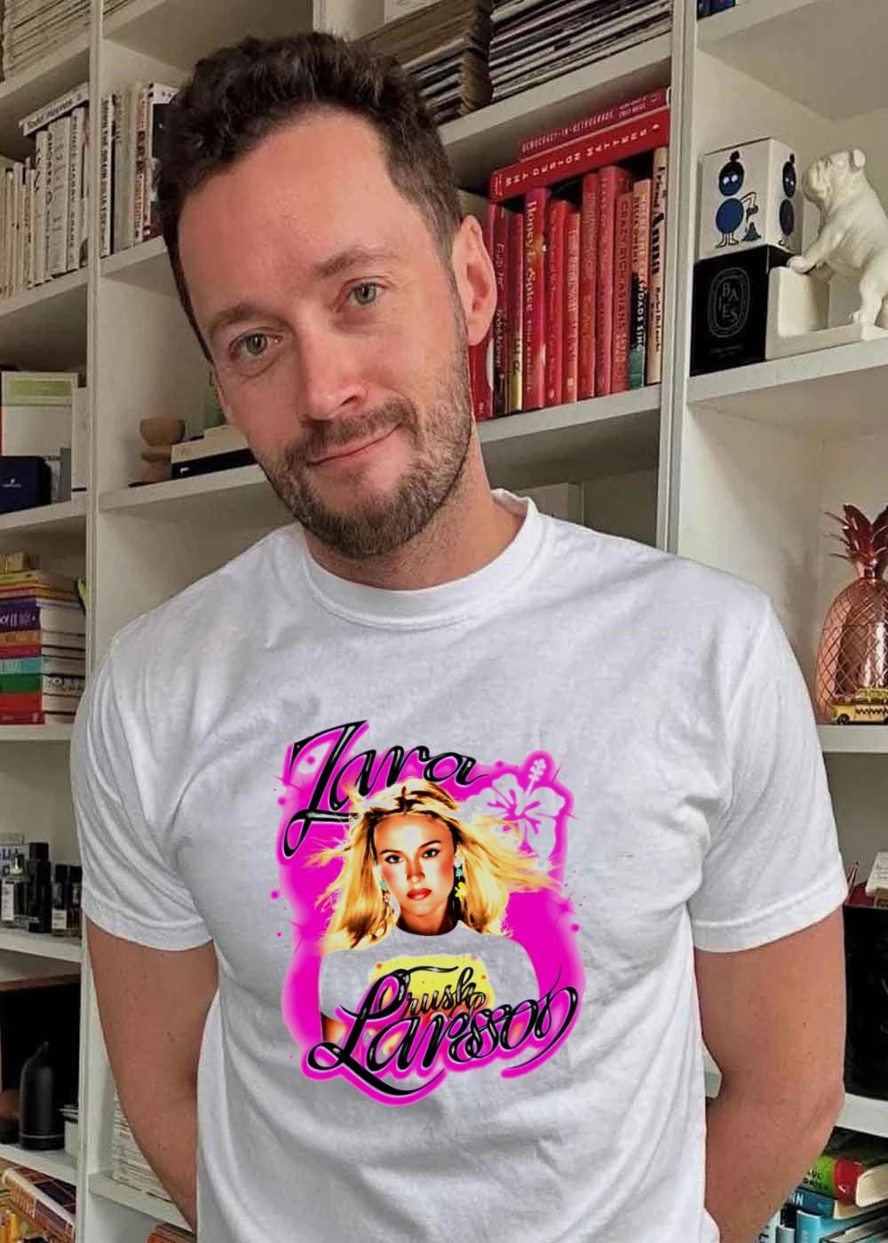Zara Larsson Crush Hibiscus Airbrush Pop Music Fan - Adult & Kids T-Shirts, Sweatshirts & Hoodies apparel design preview 2
