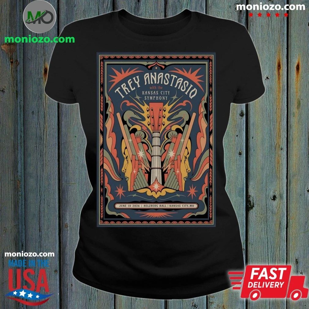 Trey Anastasio Helzberg Hall, Kansas City MO June 10 - Adult & Kids T-Shirts, Sweatshirts & Hoodies apparel design preview 1