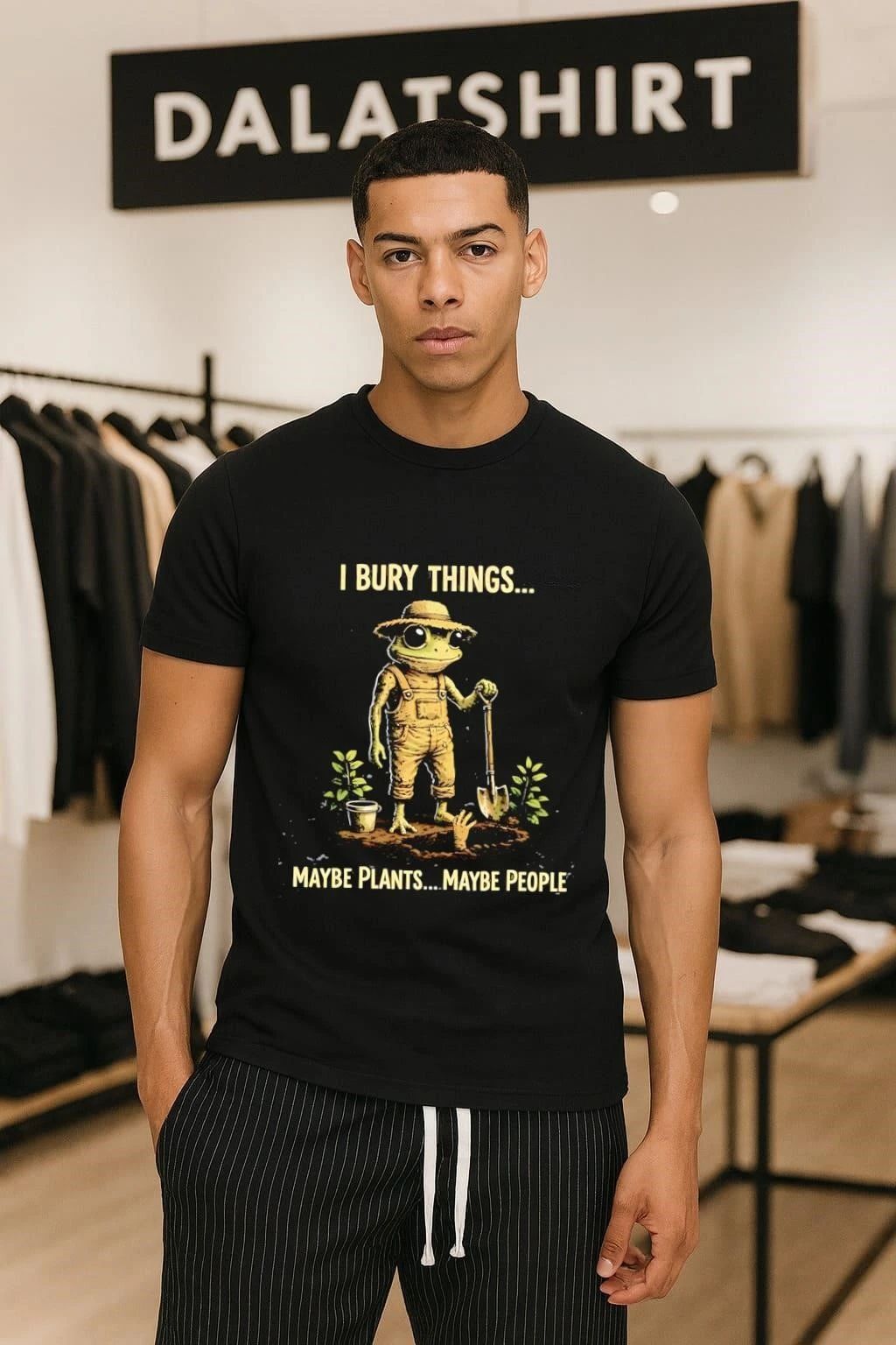 I Bury Things Maybe Plants People Flog - Adult & Kids T-Shirts, Sweatshirts & Hoodies apparel design preview 1