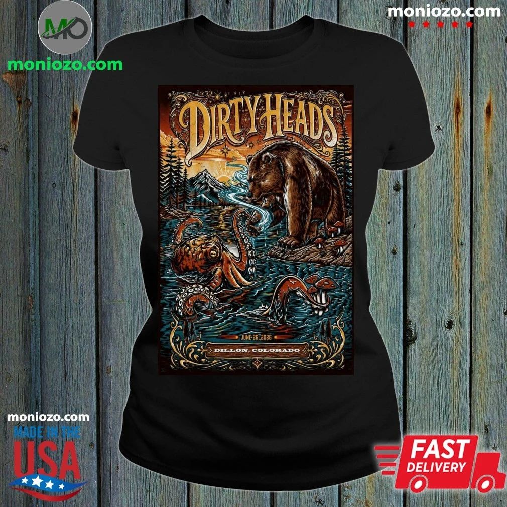 Original Dirty Heads June 26 2026 Dillon Amphitheater - Adult & Kids T-Shirts, Sweatshirts & Hoodies apparel design preview 1