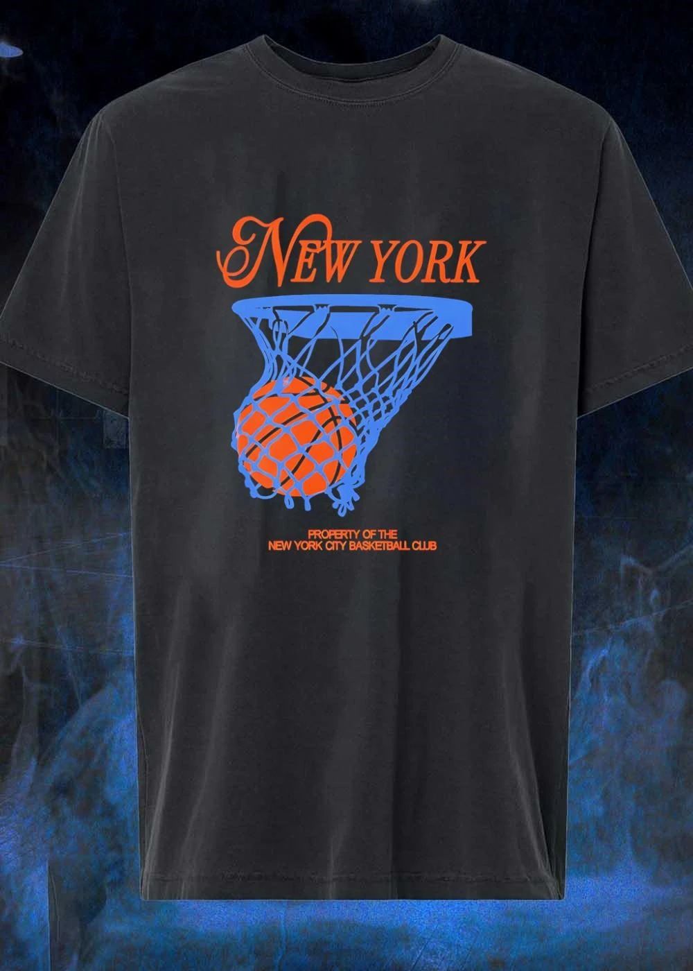 New York Basketball Net Hoop Property Of The City - Adult & Kids T-Shirts, Sweatshirts & Hoodies apparel design preview 1