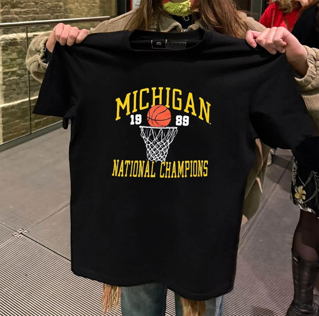 Michigan 1989 National Championship baseball - Adult & Kids T-Shirts, Sweatshirts & Hoodies apparel design preview 2