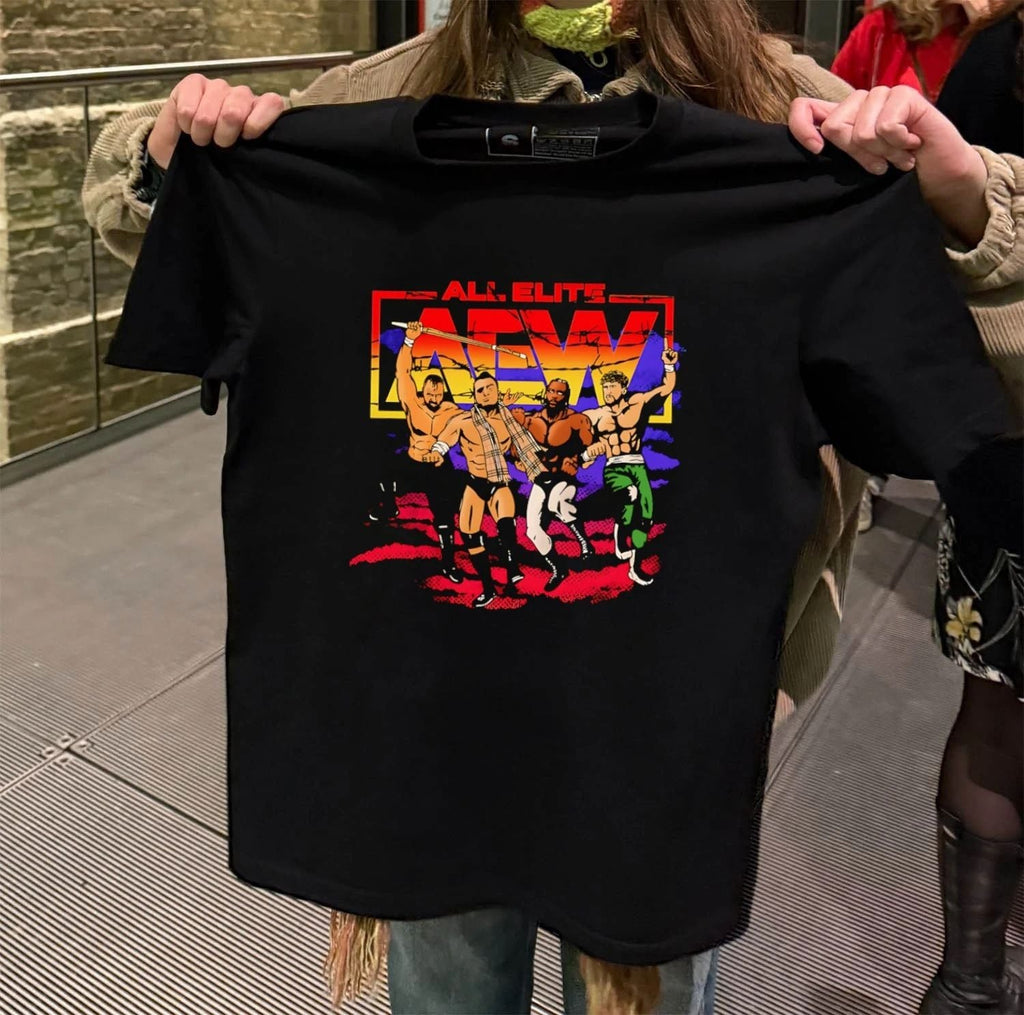 All Elite Wrestling AEW Wrestlers - Adult & Kids T-Shirts, Sweatshirts & Hoodies apparel design preview 2