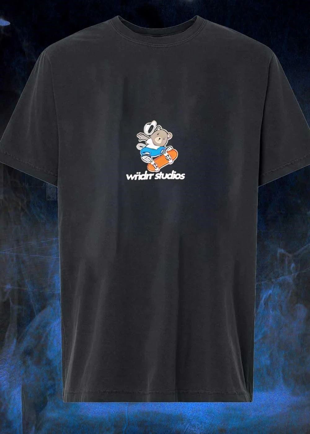 Skateboard Bear Cowboy Wriidrr Studios - Adult & Kids T-Shirts, Sweatshirts & Hoodies apparel design preview 1