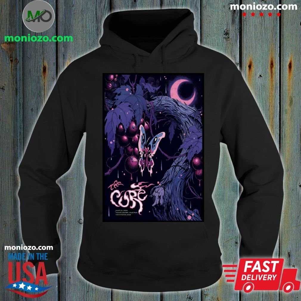 Original The Cure 6 12 2026 Nickelsdorf, Austria - Adult & Kids T-Shirts, Sweatshirts & Hoodies apparel design preview 2