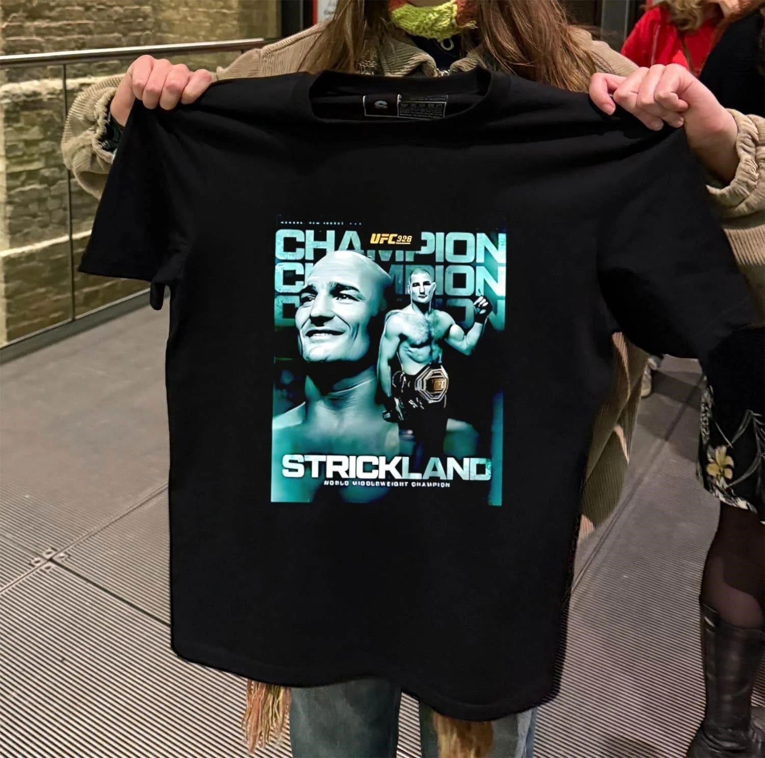 Sean Strickland 2026 World Middleweight Champion UFC - Adult & Kids T-Shirts, Sweatshirts & Hoodies apparel design preview 2