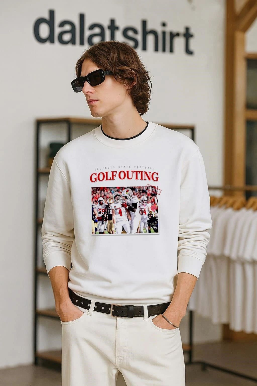 Illinois State Football Golf Outing Players - Adult & Kids T-Shirts, Sweatshirts & Hoodies apparel design preview 2