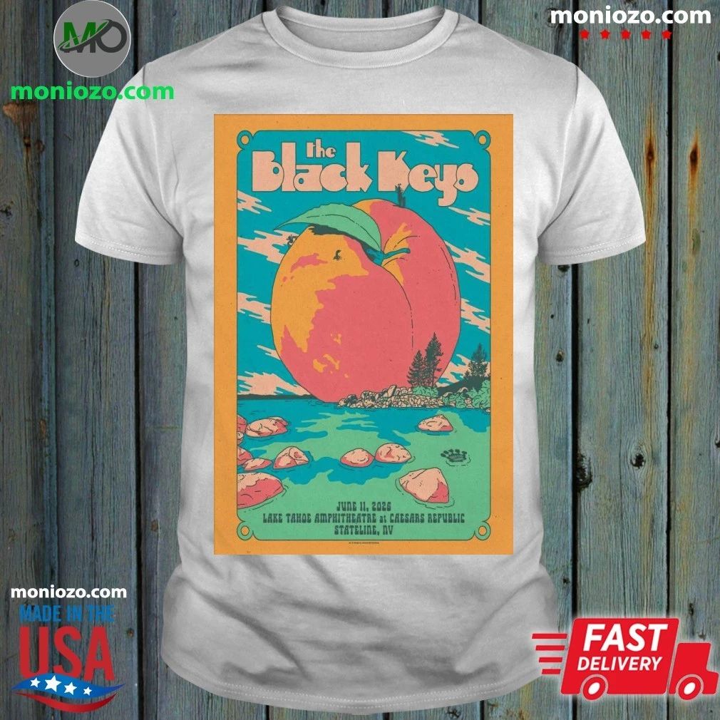 Original The Black Keys June 11, 2026 Lake Tahoe - Adult & Kids T-Shirts, Sweatshirts & Hoodies apparel design preview 1