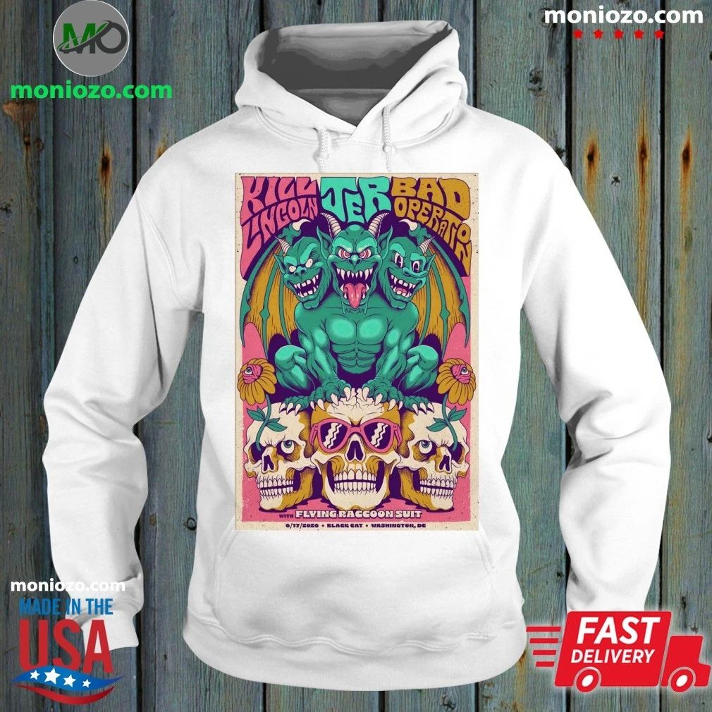 Original Kill Lincoln Black Cat in Washington DC June - Adult & Kids T-Shirts, Sweatshirts & Hoodies apparel design preview 2