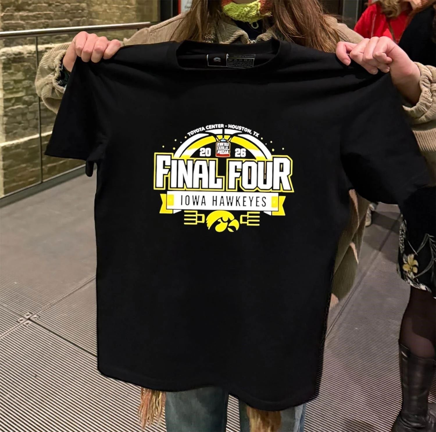 Iowa hawkeyes ncaa men's basketball final four 2026 - Adult & Kids T-Shirts, Sweatshirts & Hoodies apparel design preview 2
