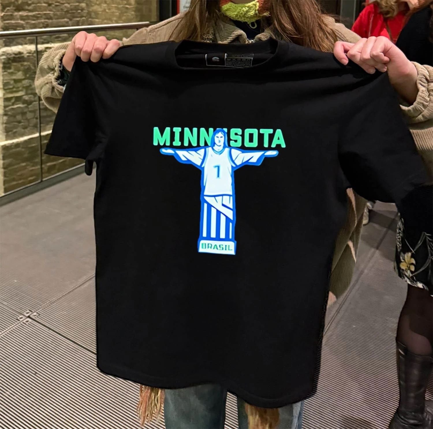 Timberwolves minnesota brazil - Adult & Kids T-Shirts, Sweatshirts & Hoodies apparel design preview 2