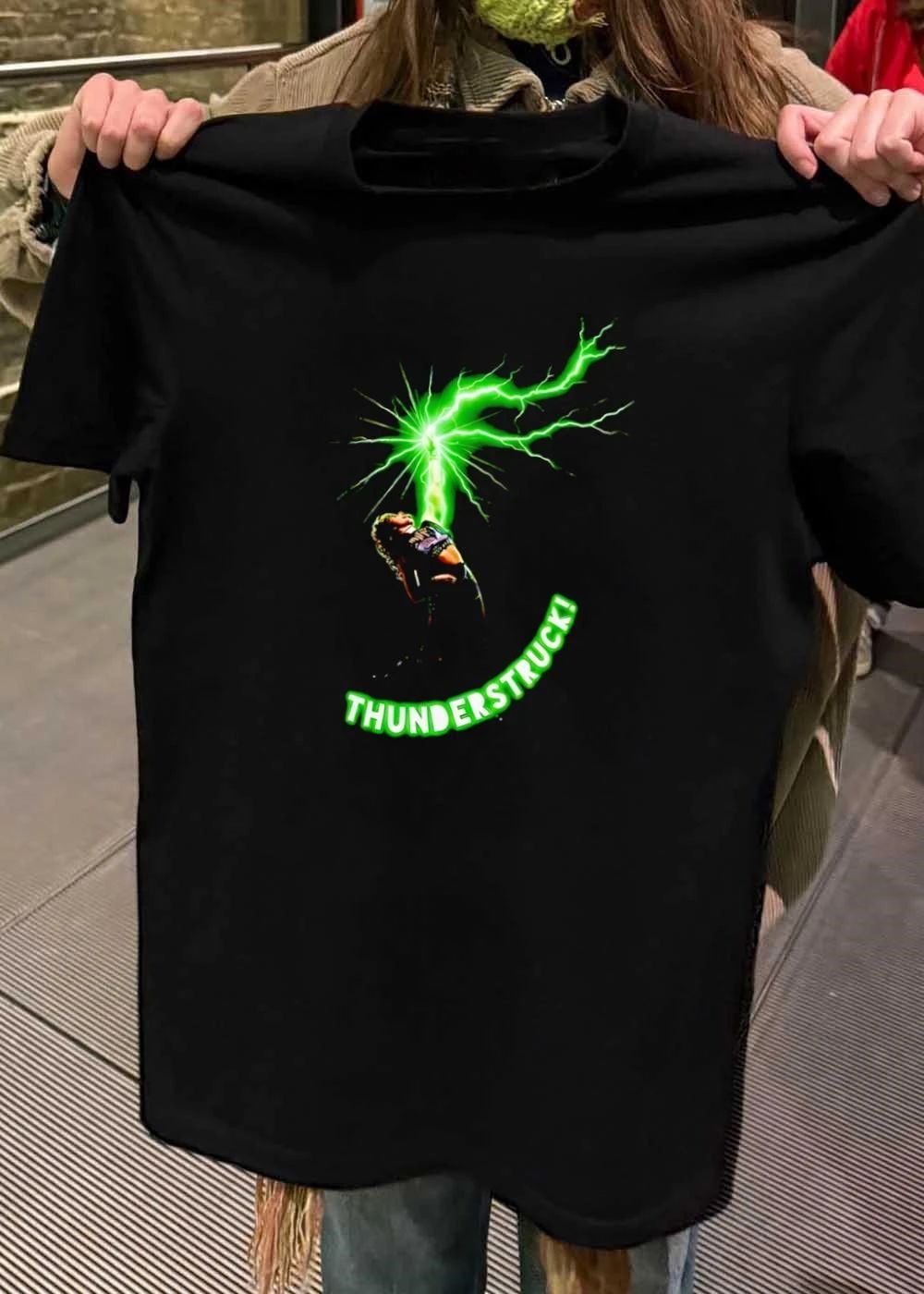 Thunderstruck Green Lightning Female Wrestler - Adult & Kids T-Shirts, Sweatshirts & Hoodies apparel design preview 2