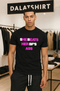 She Beats Her BF's Ass - Adult & Kids T-Shirts, Sweatshirts & Hoodies apparel design preview 1