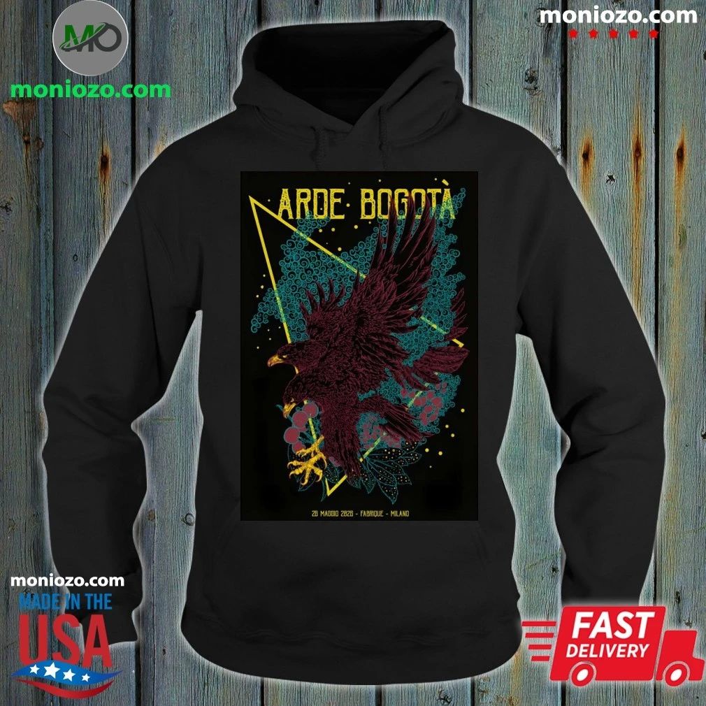 Arde Bogota May 28 2026 Fabrique in Milan Italy - Adult & Kids T-Shirts, Sweatshirts & Hoodies apparel design preview 2