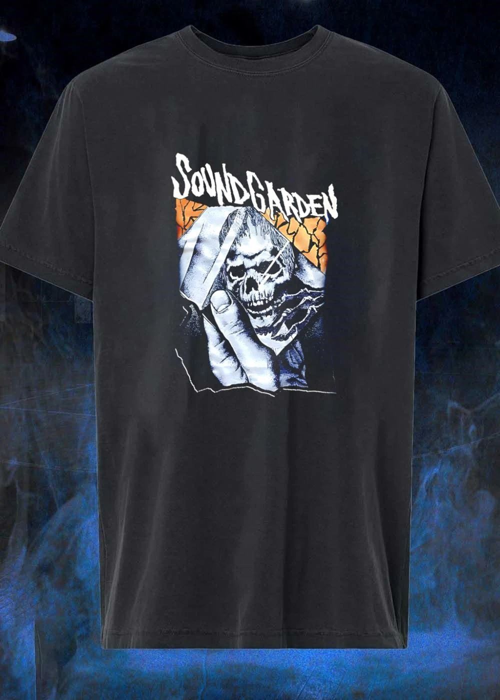 Soundgarden Skull Hand Broken Glass - Adult & Kids T-Shirts, Sweatshirts & Hoodies apparel design preview 1