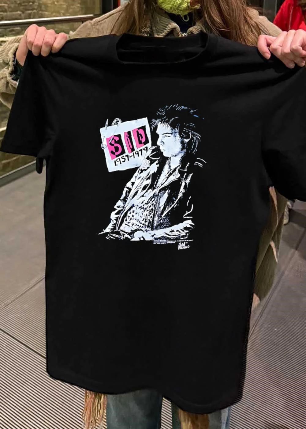 Sid Vicious 1957-1979 Safety Pin Tribute - Adult & Kids T-Shirts, Sweatshirts & Hoodies apparel design preview 2