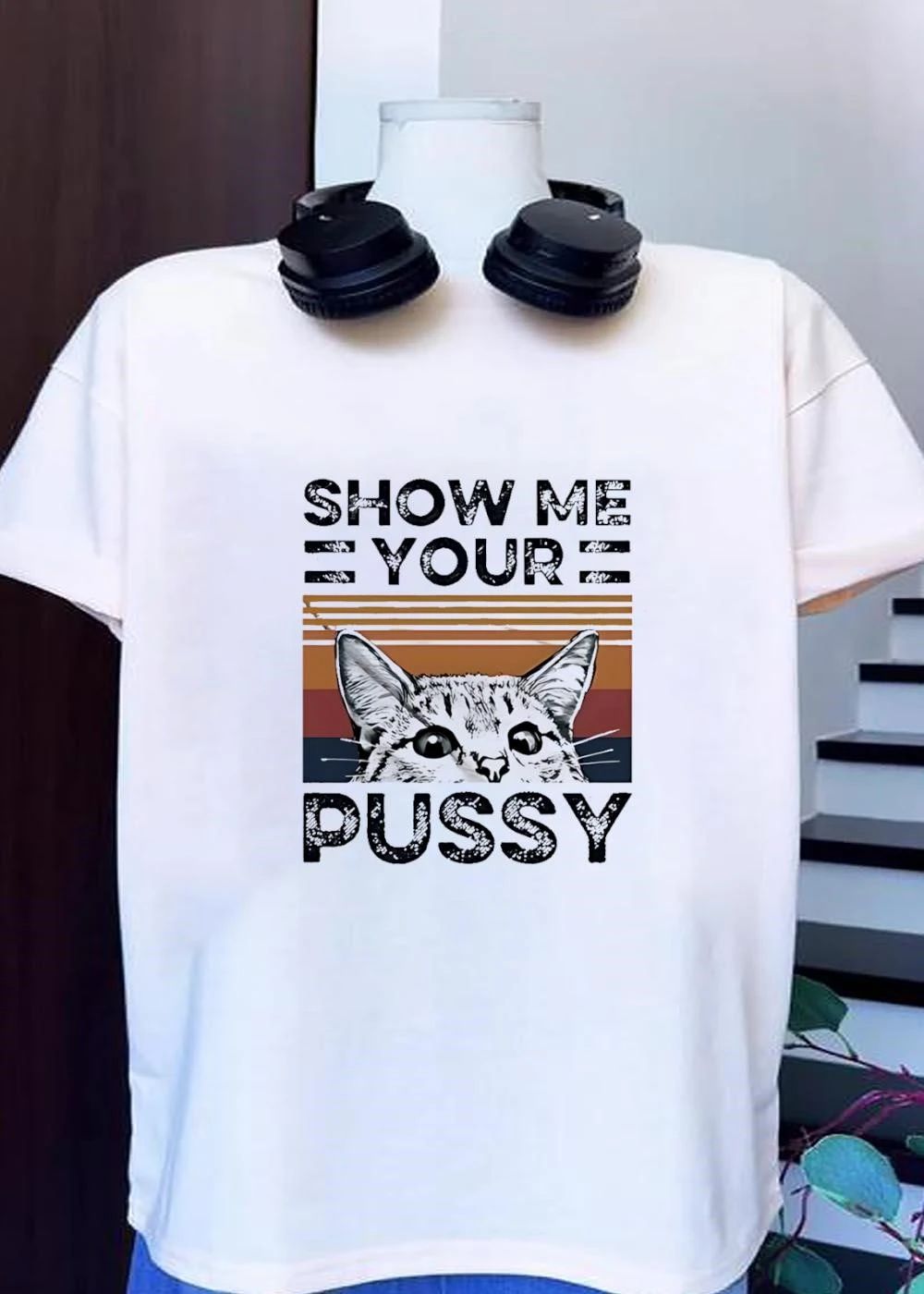 Show Me Your Pussy Cat - Adult & Kids T-Shirts, Sweatshirts & Hoodies apparel design preview 1