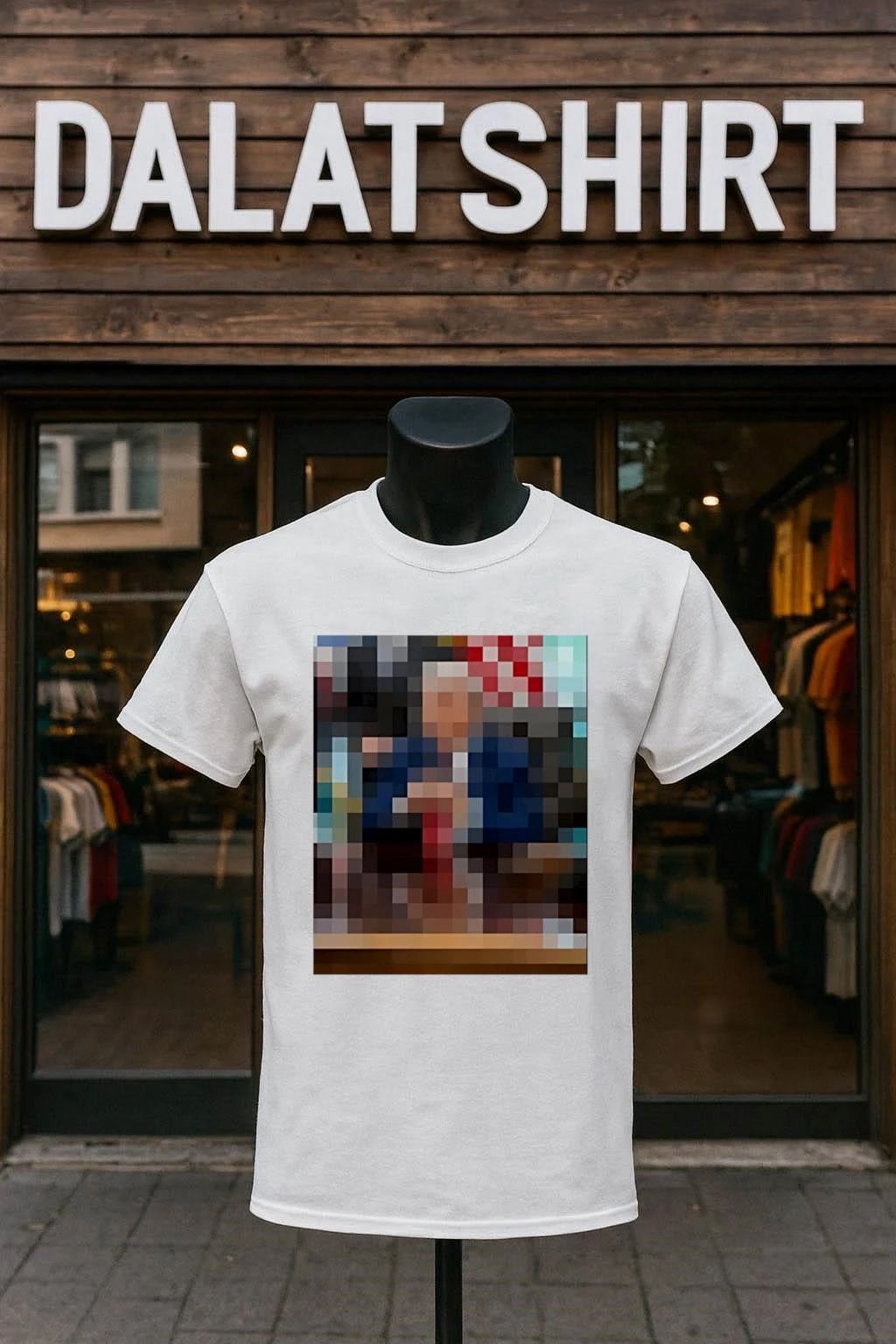 The White House Donald Trump Pixel - Adult & Kids T-Shirts, Sweatshirts & Hoodies apparel design preview 1