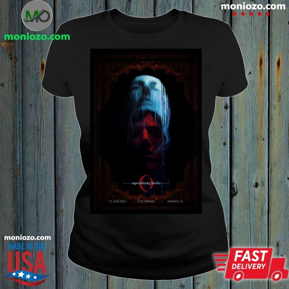A Perfect Circle Warsaw 10 Jun 2026 Poster - Adult & Kids T-Shirts, Sweatshirts & Hoodies apparel design preview 1