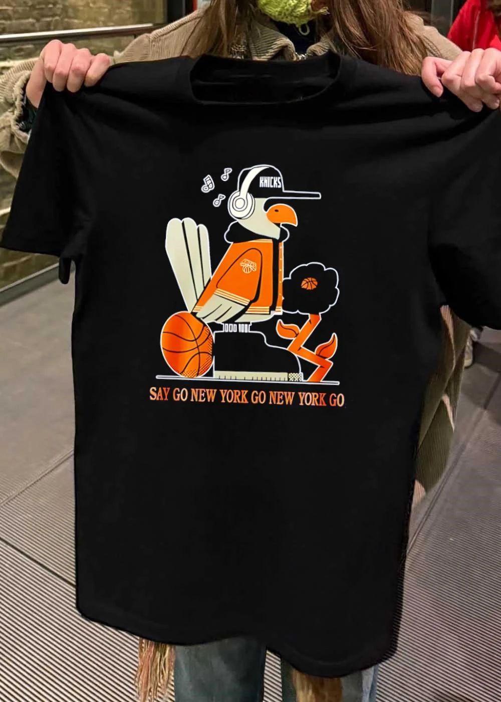 Say Go New York Knicks Basketball Fan - Adult & Kids T-Shirts, Sweatshirts & Hoodies apparel design preview 2