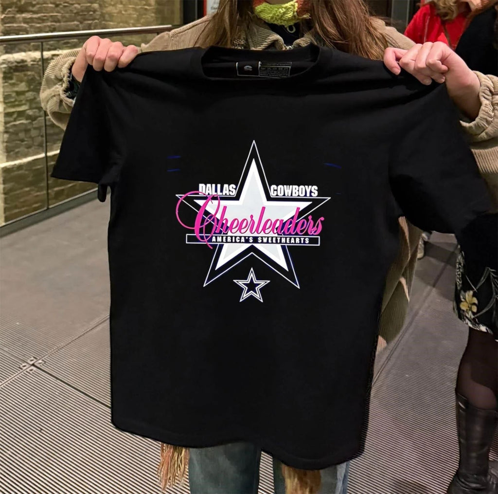 Dallas Cowboys Cheerleaders Edition Star - Adult & Kids T-Shirts, Sweatshirts & Hoodies apparel design preview 2