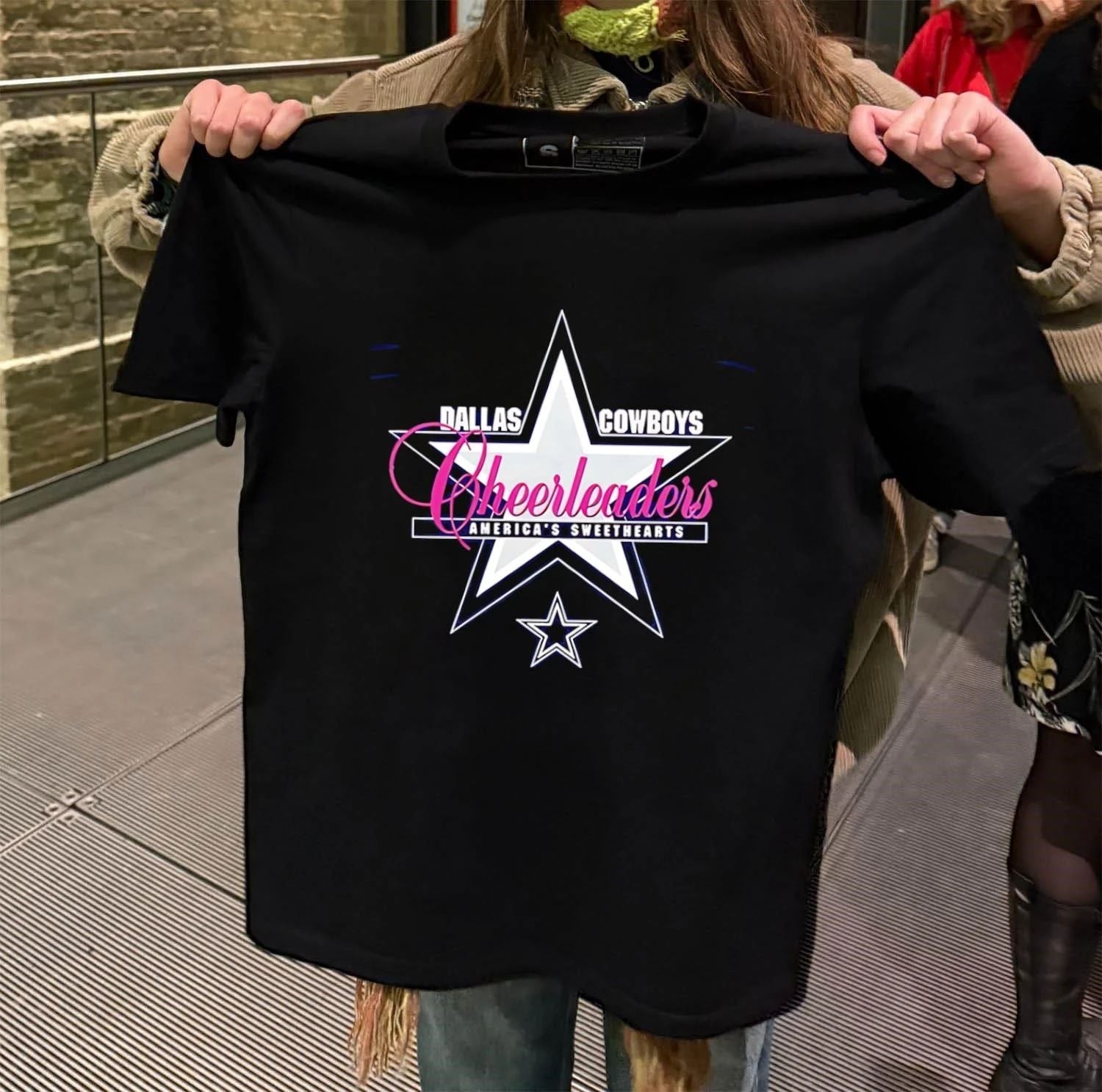 Dallas Cowboys Cheerleaders Edition Star - Adult & Kids T-Shirts, Sweatshirts & Hoodies apparel design preview 2