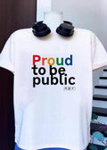 NPR Proud to Be Public Rainbow LGBTQ+ Pride 2026 - Adult & Kids T-Shirts, Sweatshirts & Hoodies apparel design preview 1