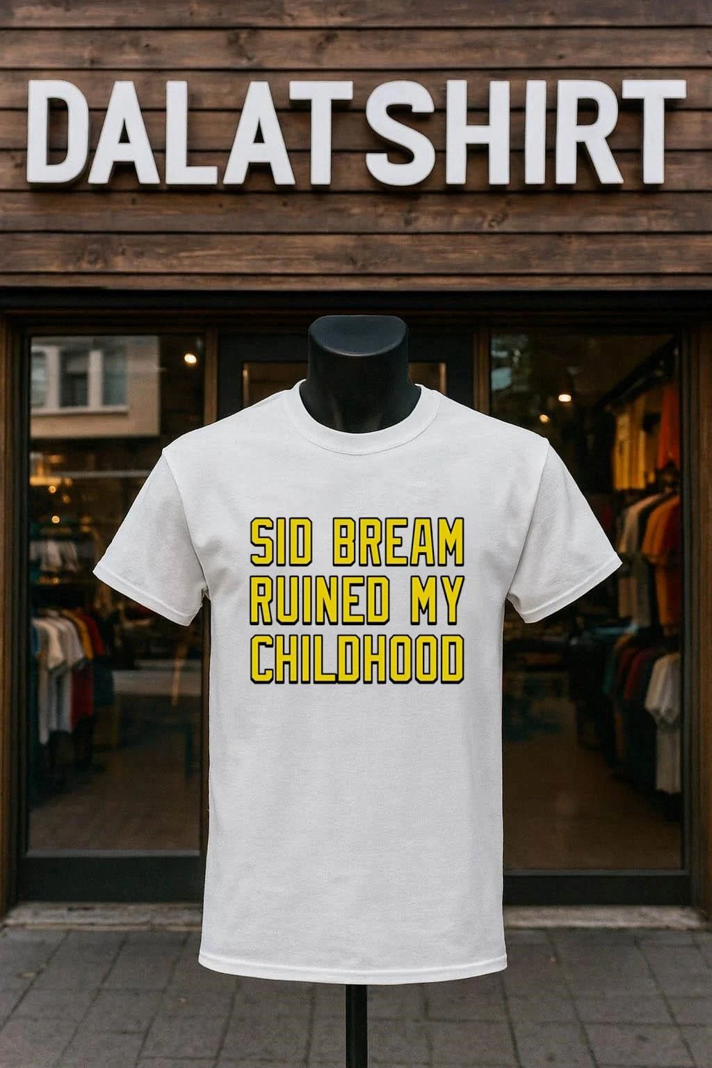 Sid Bream Ruined My Childhood - Adult & Kids T-Shirts, Sweatshirts & Hoodies apparel design preview 1
