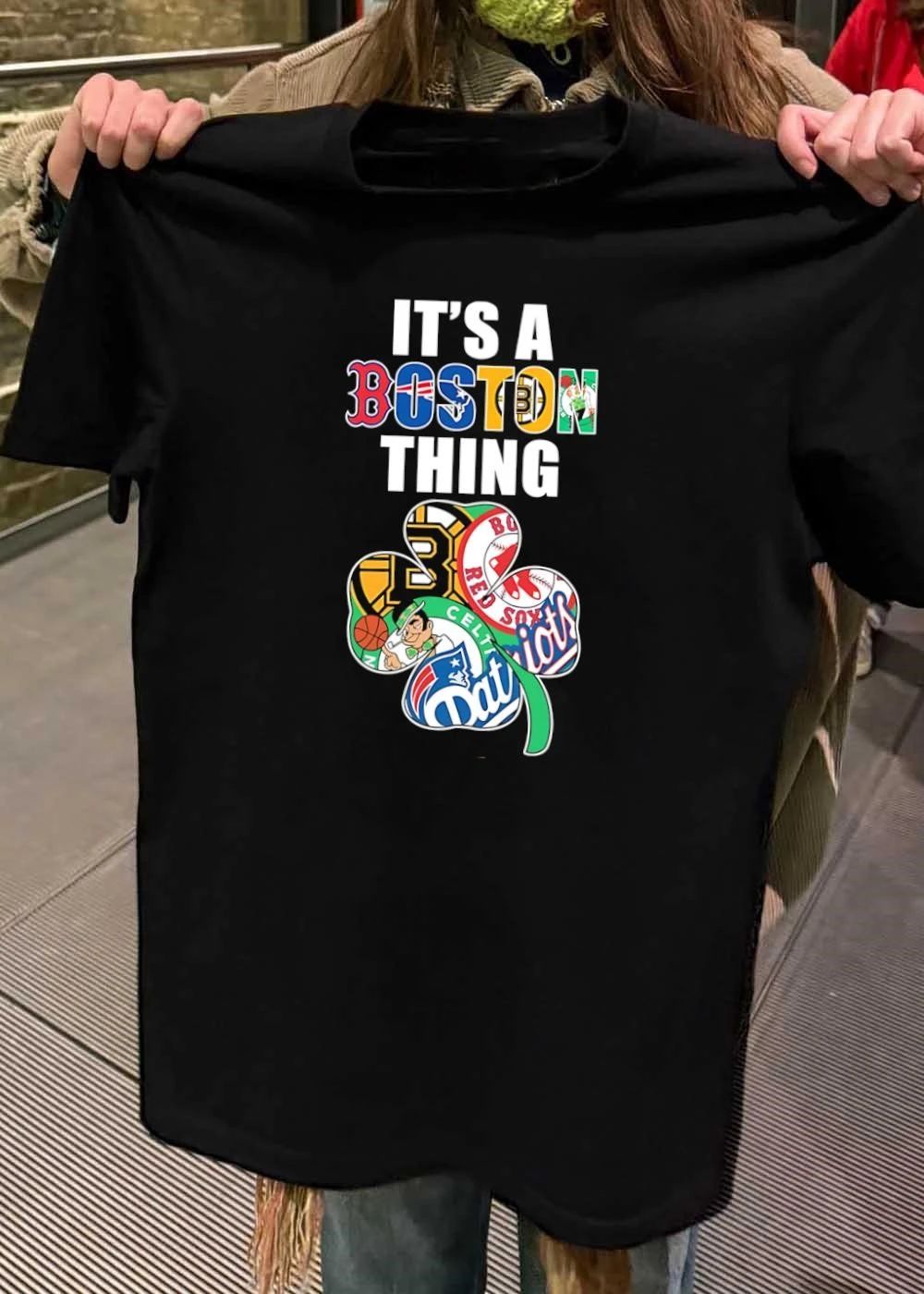 It's A Boston Thing Red Sox Patriots Celtics Bruins - Adult & Kids T-Shirts, Sweatshirts & Hoodies apparel design preview 2