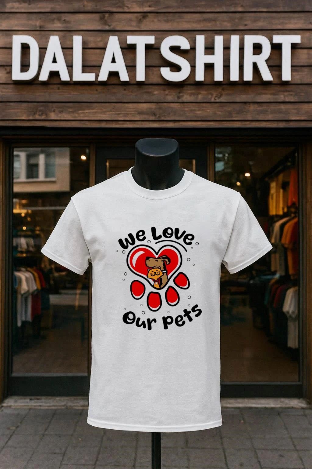 We love our pets - Adult & Kids T-Shirts, Sweatshirts & Hoodies apparel design preview 1