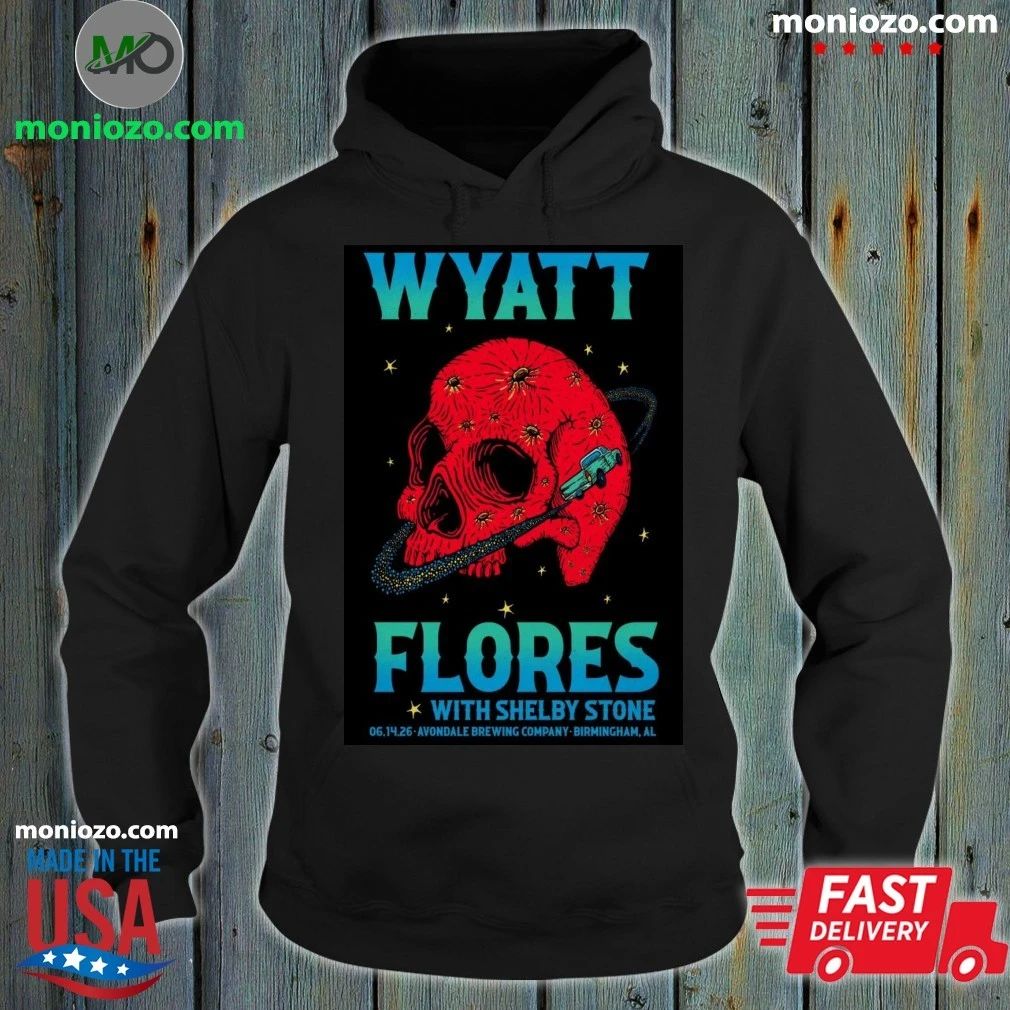 Original Wyatt Flores 06.14.26 Avondale Brewing - Adult & Kids T-Shirts, Sweatshirts & Hoodies apparel design preview 2