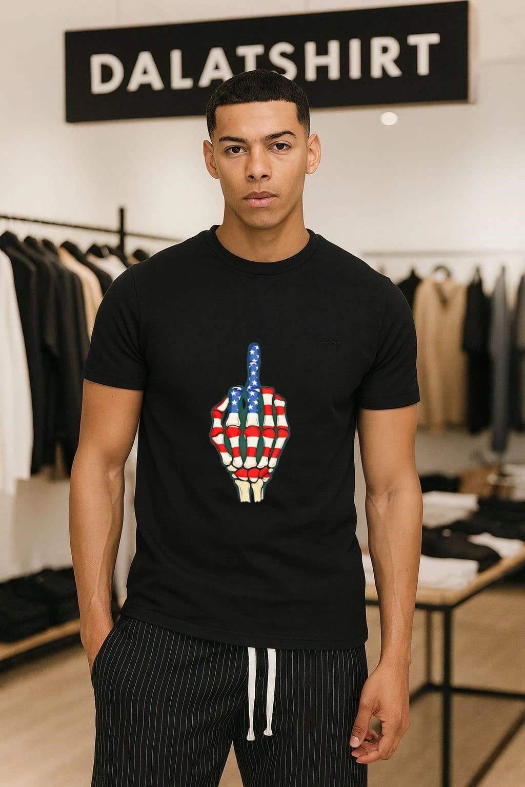 Skeleton Hand USA 250th - Adult & Kids T-Shirts, Sweatshirts & Hoodies apparel design preview 1