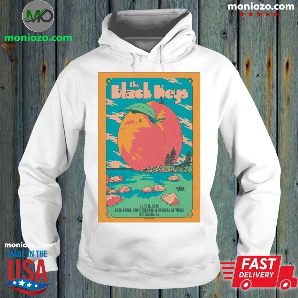 Original The Black Keys June 11, 2026 Lake Tahoe - Adult & Kids T-Shirts, Sweatshirts & Hoodies apparel design preview 2