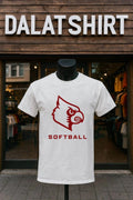 Louisville cardinals 2026 softball pink uniform - Adult & Kids T-Shirts, Sweatshirts & Hoodies apparel design preview 1